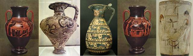 Древнегреческая ваза 