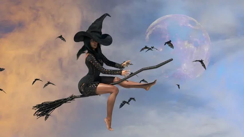 связь между ведьмами и метлами