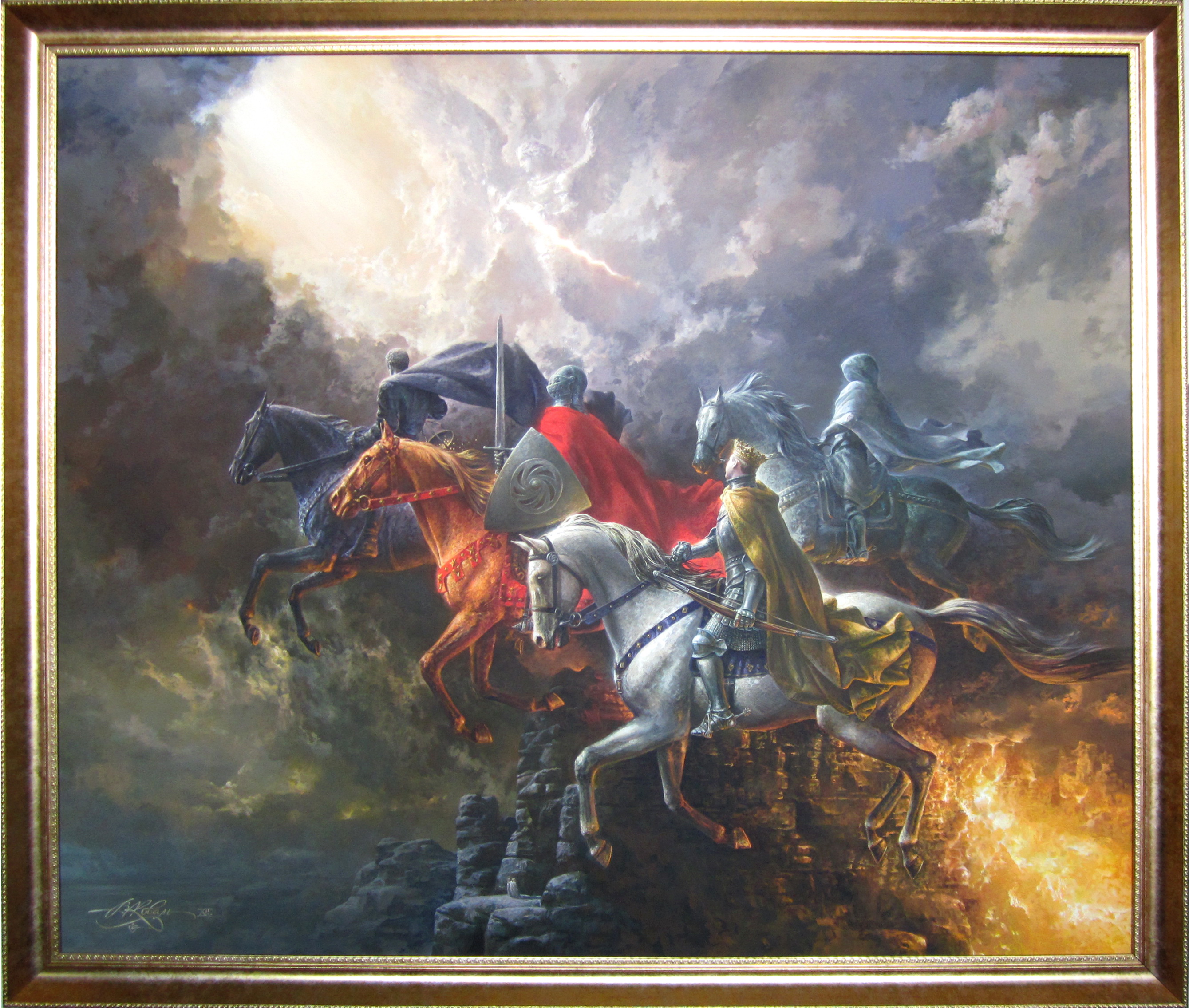 Четыре всадника апокалипсиса картина Васнецова