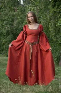 Средневековые Платья
